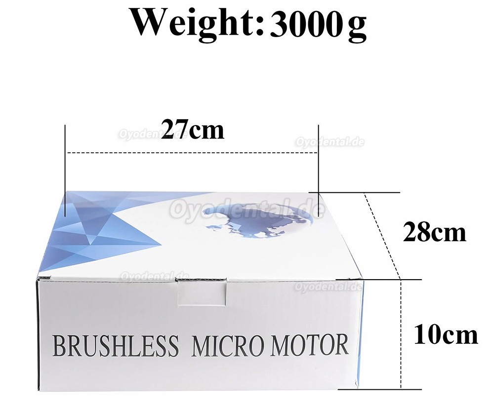 YD-BM001 Dentallabor B&uuml;rstenloser Mikromotor 50.000 U/min Polier Handst&uuml;ck